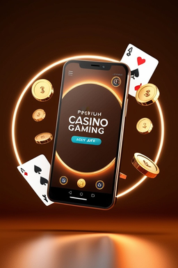Smartphone com app de casino Posido